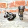 2 Piece Black Antique Brass Binocular Monocular Spyglass Collectible Gift Size 4 Inch view 2