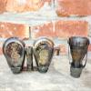 2 Piece Black Antique Brass Binocular Monocular Spyglass Collectible Gift Size 4 Inch view 3