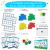 130 PCS Jumbo Magnetic Ten Frames Activity Set with Counting Bears, Math Manipulatives for Kindergarten, PreK, Preschool, Counting Bears Class Set, Math Counters Games for Kids, Homeschool Supplies view 3