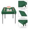 plusvivo Game Table Cover, Card Table Covers Fitted Square Felt Table Cover for Games Machine Washable - for Poker, Bridge, Mahjongg, Board Game Folding Table 36" X 36" Green view 2