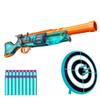 Dart Zone Retro-Shot Renegade Blaster + 18 Suction Darts + Plastic Target Set, 8+ Foam Dart Blaster view 1