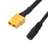 SinLoon XT60 Charging Cable XT-60 Female Bullet Connector to Female DC 5.5mm X 2.5mm Power Cable for FPV Monitor Power (F/F DC5525) view 2