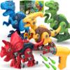 Dinosaur Toys for 3, 4, 5, 6, 7 Year Old Boys, Take Apart Toys with Electric Drill for Kids, STEM Educational Construction Building Toy, Ideal Birthday Christmas Easter Gifts, Incl Tyrannosaurus Rex view 1
