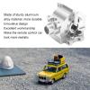 Dilwe Petrol Truck Gear Box, RC Metal Gear Box Metal Gearbox Cover Shell Differential Housing for 1/10 HSP RC Car for Thanksgiving Day for Gift for 14+ Kid(Silver) view 2