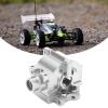 Dilwe Petrol Truck Gear Box, RC Metal Gear Box Metal Gearbox Cover Shell Differential Housing for 1/10 HSP RC Car for Thanksgiving Day for Gift for 14+ Kid(Silver) view 4