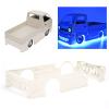 Dilwe RC Wide Body with LED Light, RC Wide Body Kit Remote Control Car Wide Body Large Surrounding Cover for Gift, RC Wide Body for WPL D12 RC Truck RC Accessories(Blue) view 3