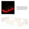 Dilwe RC Wide Body with LED Light, RC Wide Body Kit Remote Control Car Wide Body Large Surrounding Cover for WPL D12 RC Truck RC Car Replacement Parts(red) view 4