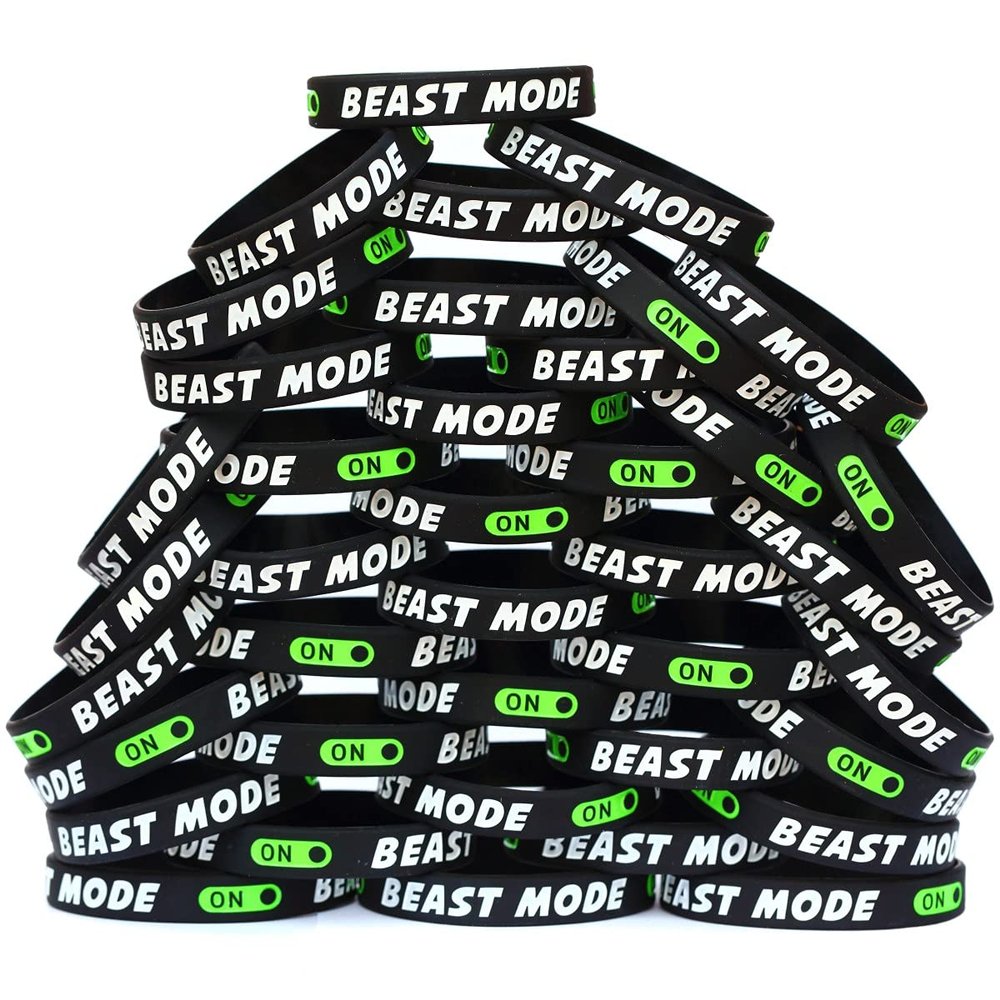 SayitBands One Hundred Beast Mode Bracelets