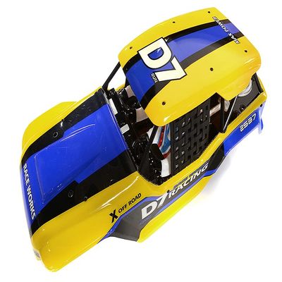 Integy Replacement Plastic Body Shell for C30563YELLOW 1:12 Desert Buggy 370x160x130mm
