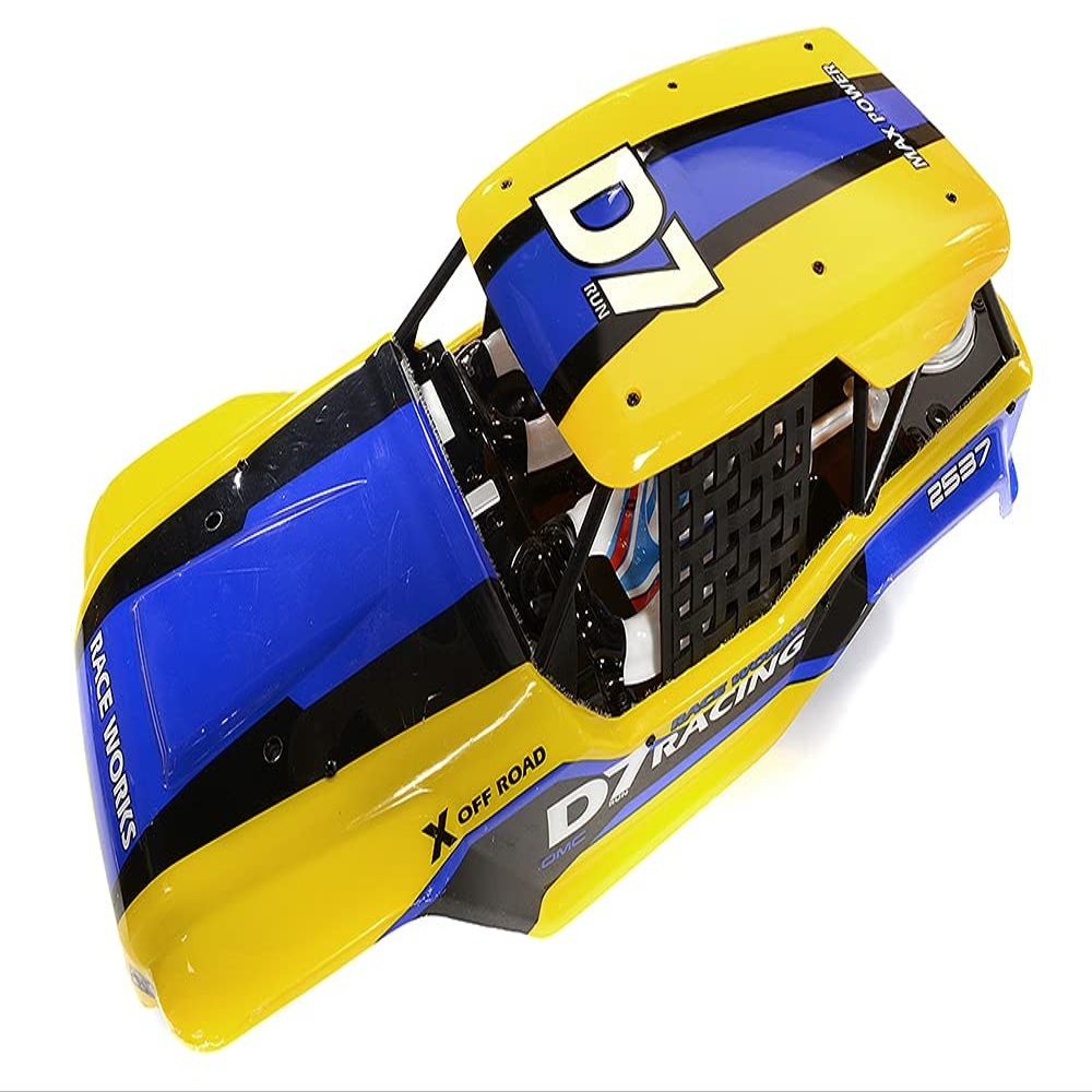 Integy Replacement Plastic Body Shell for C30563YELLOW 1:12 Desert Buggy 370x160x130mm