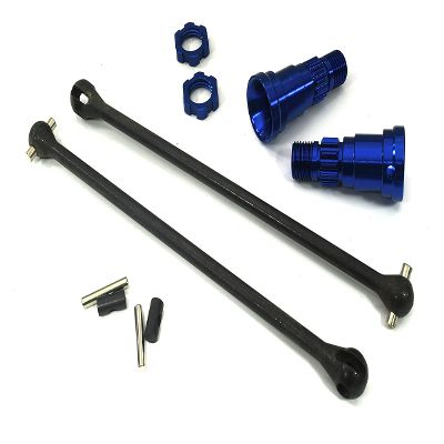 Universal Drive Shafts w/Stub Axles (2) for Traxxas 8S X-Maxx 4X4