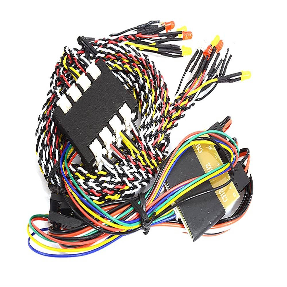 Integy Complete 16 LED (3mm) Lighting System w/Multi-Mode for 1/10 Scale RC Vehicles