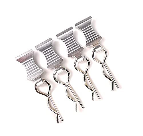 Integy Aluminum Alloy Easy Pulls (4) w/Body Clips for 1/10 Scale