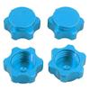 Integy Billet Machined Aluminum 17mm Hex Hub Covers for 1/8 Buggy and Monster Truck view 1
