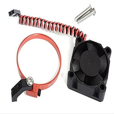 Integy 30x30x10mm High Speed Cooling Fan+Clamp Type Mount for 35mm O.D. Motor