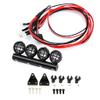 Integy Realistic Roof Top Spot LED (4) Light Set for 1/16, 1/18 & WPL L=66mm view 1
