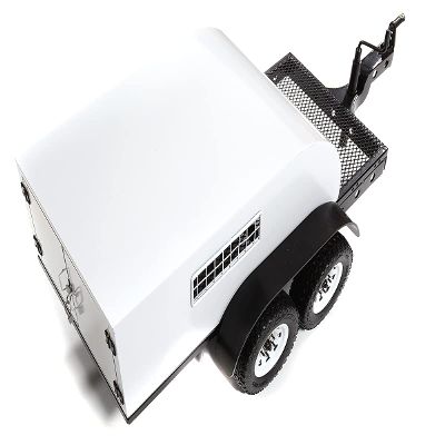 Integy Realistic 1/10 Size Enclosed Trailer 505x245x160mm for Scale Crawler Truck