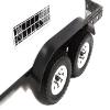 Integy Realistic 1/10 Size Enclosed Trailer 505x245x160mm for Scale Crawler Truck view 2