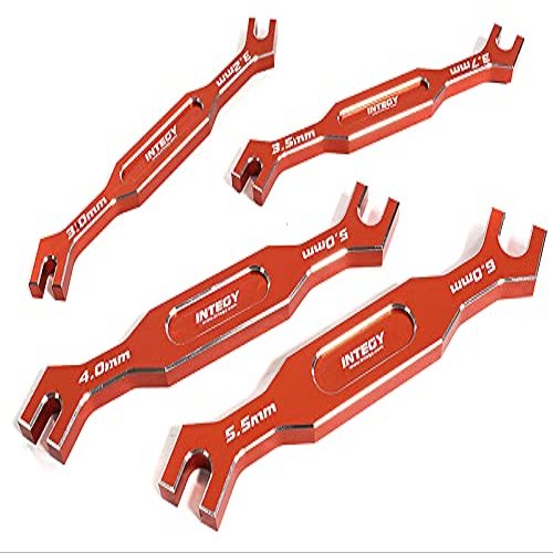 Integy Red Complete Turnbuckle Wrench Set (8 Sizes) 3, 3.2, 3.5, 3.7, 4, 5, 5.5 & 6mm