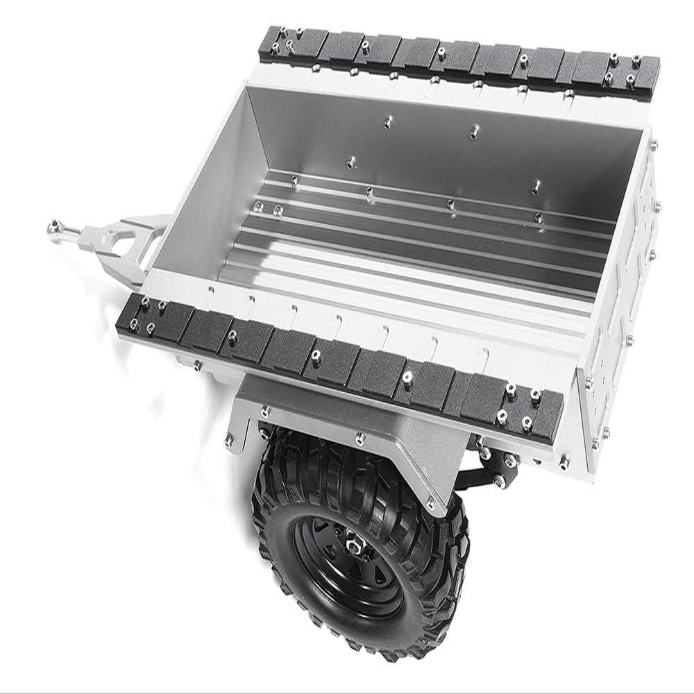 Integy Realistic Leaf Spring 1/10 Size Utility Box Trailer for Scale Crawler Truck