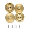 Alloy Machined Brass Wheel Spacers 4mm Thick for Axial 1/24 SCX24-7g Each view 1