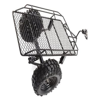 Integy Realistic Leaf Spring 1/10 Size Low Side Trailer 305x210x140mm for Scale Crawler
