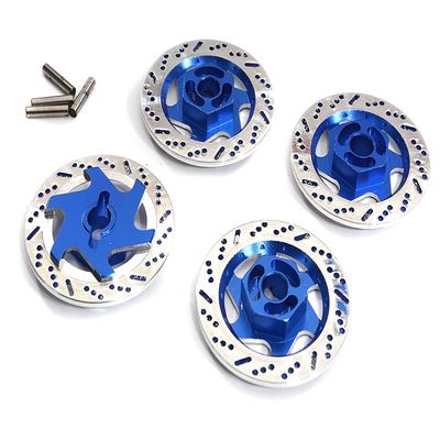 RC Model Realistic Alloy Machined Brake 12mm Hex Hub Set Designed for 1/10 Scale On-Road