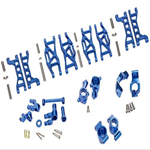 Blue Alloy Upgrade Conversion Kit for Traxxas 1/10 Maxx 4S - Performance Hop-Up