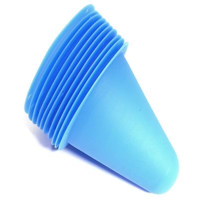 Integy 10pcs Realistic Plastic Traffic Cone 75mm Tall for 1/10 Scale Crawler Truck