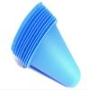 Integy 10pcs Realistic Plastic Traffic Cone 75mm Tall for 1/10 Scale Crawler Truck view 1