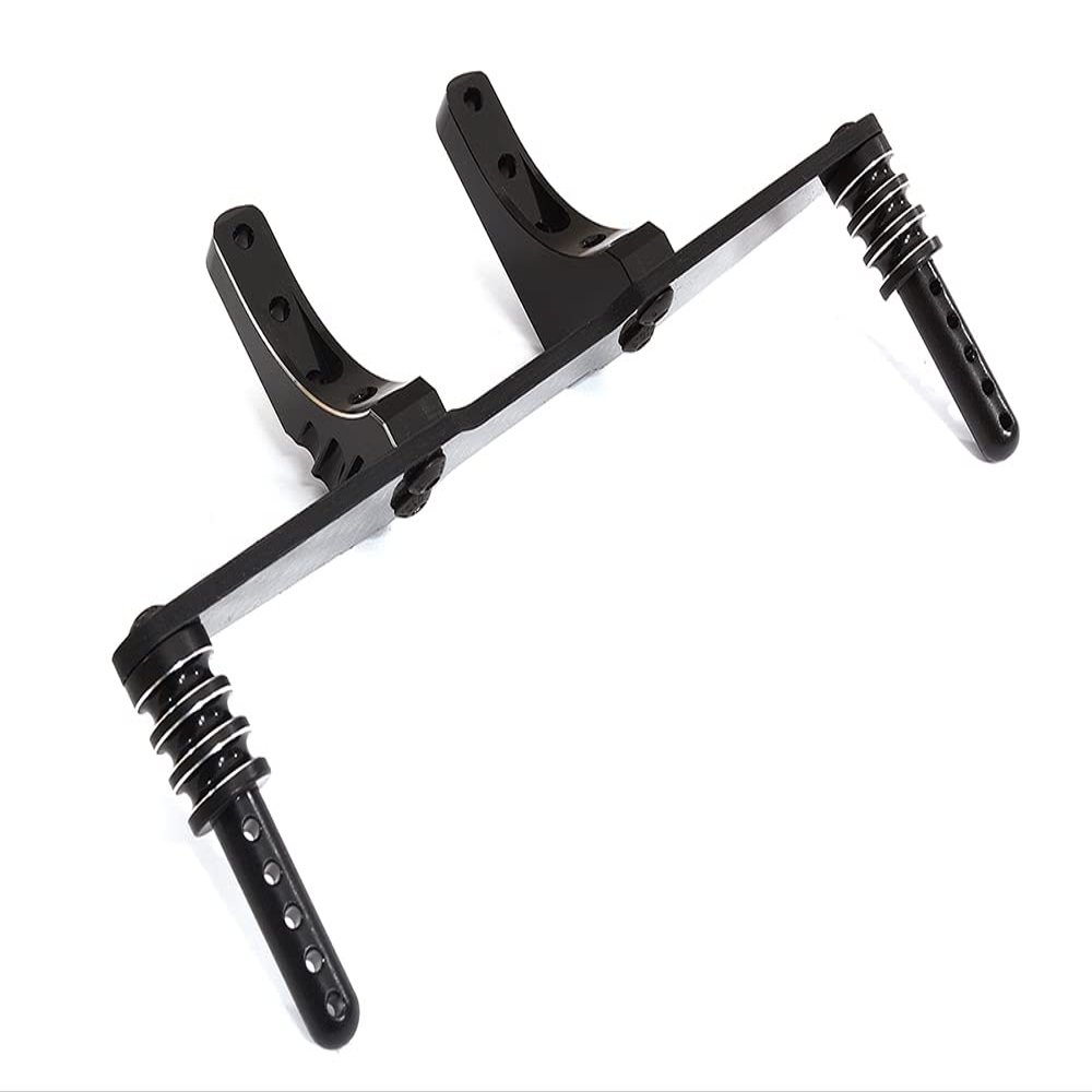 Black Machined Rear Body Mount Upgrade Set for Traxxas 1/10 Slash 2WD 1914R