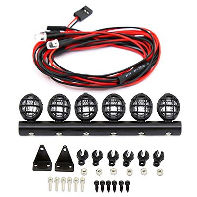 Integy Realistic Roof Top Spot LED (6) Light Set for 1/16, 1/18 & WPL L=112mm