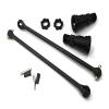 Black Universal Drive Shafts with Stub Axles Pair for Traxxas 8S X-Maxx 4X4 view 1