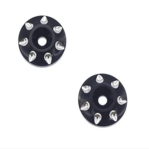 Integy Aluminum Wing Mount Buttons for 1/8 Scale Buggy in Black Color Upgrade