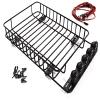 Integy Realistic 1/10 Scale Metal Luggage Tray 210x145x30mm with 5 LED Spot Light Set view 1