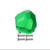 Axial 1/10 RBX10 Ryft 4WD Rock Bouncer Upgrade Parts Aluminum Front Or Rear Gearbox Cover - 5Pc Set Green view 1