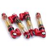 RCLions RC Shocks 43mm Adjustable Absorber Damper for 1:24th Axial SCX24 Deadbolt Base Camp Lexus Dooge Gladiator C10 JLU RC Crawler Car Upgrades (Red) view 3