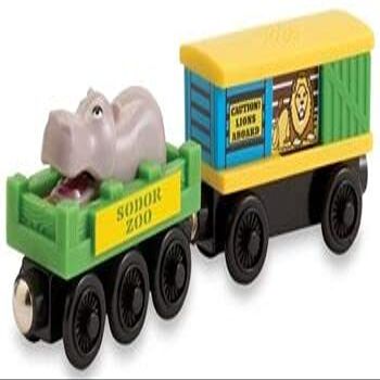 Sodor Zoo Cars Compatible with Thomas & Friends Wooden Railway by Learning Curve - Sodor Zoo Cars - LC98017