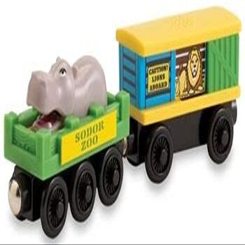 Sodor Zoo Cars Compatible with Thomas & Friends Wooden Railway by Learning Curve - Sodor Zoo Cars - LC98017