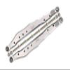 Axial 1/10 RBX10 Ryft 4WD Rock Bouncer Upgrade Parts Aluminum Rear Lower Trailing Arms -12Pc Set Silver view 1