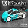 Bittydesign HYPER HR 1/10 Touring Car Body (Clear) (190mm) (Light Weight) view 3