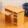1:12 Scale Miniature Home Furniture Set Miniature Office Table and Chair Mini Simulation Desktop Computer with Mouse Keyboard Model view 3