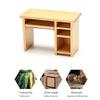 1:12 Scale Miniature Home Furniture Set Miniature Office Table and Chair Mini Simulation Desktop Computer with Mouse Keyboard Model view 4