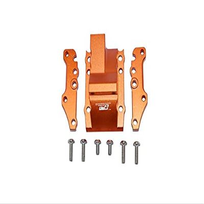 Aluminum Front Or Rear Gear Box Cover For Tamiya 1/10 4WD TA08 PRO 58693-9Pc Set Orange