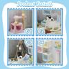 Kisoy Dollhouse Miniature with Furniture Kit, DIY 3D Wooden DIY House Kit A Corner of a Small Apartment Style with Dust Cover & LED,Handmade Tiny House Toys for Kids Adults Gift (Pet Room) view 4