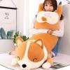 SNOWOLF Shiba Inu Plush Pillow Stuffed Animal Dog 47.2inch Cute Corgi Akita Soft Plush Toy Comfort Cushion Gifts for Girls Boys (Orange, 120cm/47.2inch) view 2