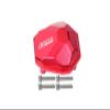Axial 1/10 RBX10 Ryft 4WD Rock Bouncer Upgrade Parts Aluminum Front Or Rear Gearbox Cover - 5Pc Set Red view 1