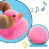 16PCS Pink Rubber Duck Kids Bath Duck Toys ,Squeak Rubber Ducks in Bulk Rubber Ducks Baby Shower Duck Decorations Party Favors (2.2) view 3