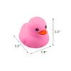 16PCS Pink Rubber Duck Kids Bath Duck Toys ,Squeak Rubber Ducks in Bulk Rubber Ducks Baby Shower Duck Decorations Party Favors (2.2) view 4