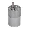 24V DC Electric Gear Motor 250RPM Reversible with 37mm Output Shaft for DIY Toy Robot Racing Car view 1